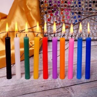 Orange Chime Ritual Spell Unscented Candles 20pc